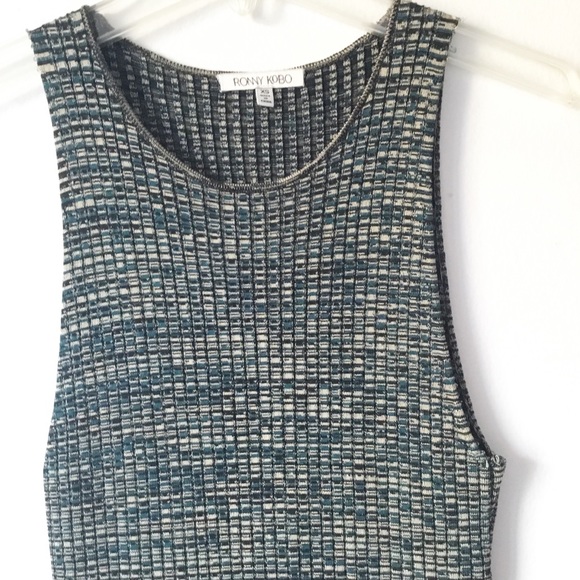 Ronny Kobo Varvara Textured Bodycon Midi Sleeveless Dress XS - Picture 7 of 12